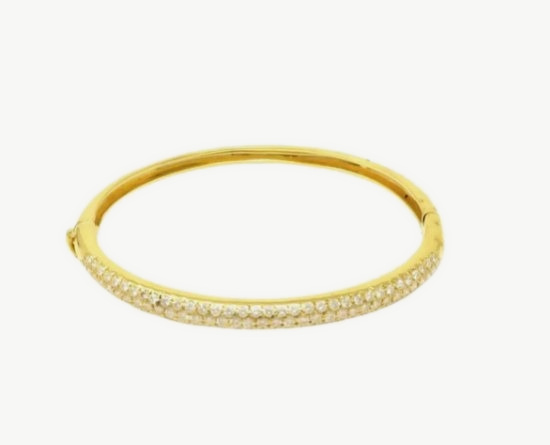 Van Cleef & Arpels Diamond Bangle Bracelet