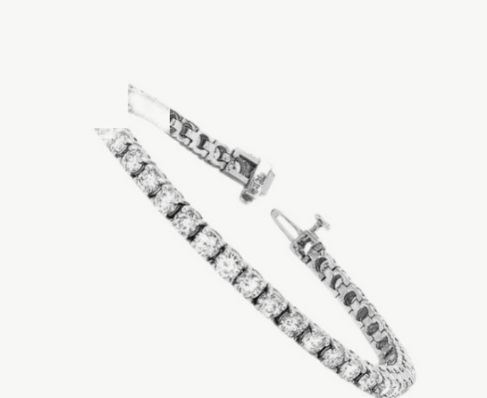 5 Carat Tennis Round Brilliant Cut Tennis Bracelet