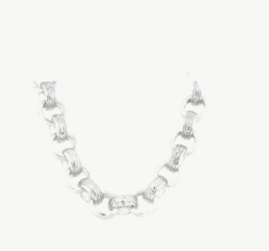 925 Sterling Silver Belcher Chain – 11 mm